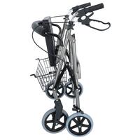 Könnyű szerkezetű rollátor, bordó