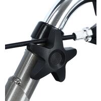 Könnyű szerkezetű rollátor, bordó