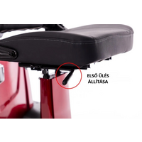 CHAMPION DUO elektromos háromkerekű kétszemélyes scooter időseknek és mozgáskorlátozottaknak -  1000W-os motor