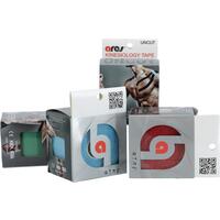 Kinezio szalag Ares 5 cm x 5 m, piros