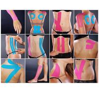 Kinezio szalag Ares 5 cm x 5 m, fekete