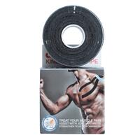 Kinezio szalag Ares 5 cm x 5 m, fekete