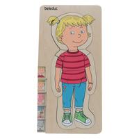 Réteges puzzle a Beleductól - A test rejtvénye - Lány