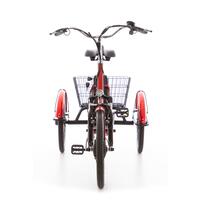 Háromkerekű elektromos kerékpár Tornado ZTECH, piros