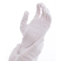 Fehér pamut kesztyű, 1 pár