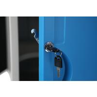 Éjjeliszekrény MEDIK műanyag, kék