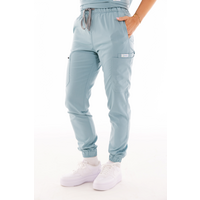 Női egészségügyi munkanadrág Unidress Comfort, kék óceán