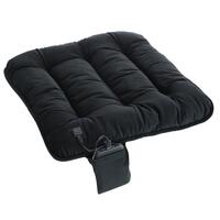Hordozható melegítő ülőpárna, fekete