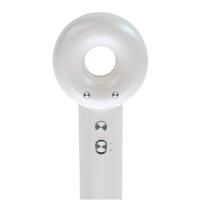 Hajszárító levegőionizátorral, fehér színben