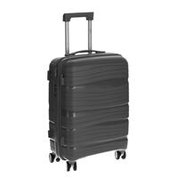 Utazóbőrönd, fekete színben