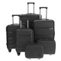 Utazóbőrönd, fekete színben