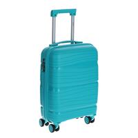 Utazóbőrönd, türkiz színben