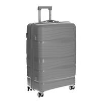 Utazóbőrönd, szürke színben