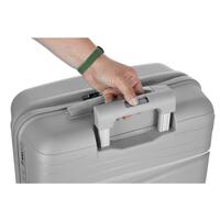 Utazóbőrönd, szürke színben