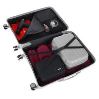 Utazóbőrönd, szürke színben