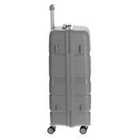 Utazóbőrönd, szürke színben