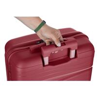 Utazóbőrönd, bordó színben