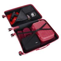 Utazóbőrönd, bordó színben