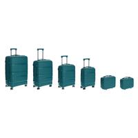 Utazóbőrönd, petrolkék színű