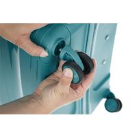 Utazóbőrönd, petrolkék színű