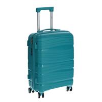 Utazóbőrönd, petrolkék színű