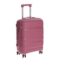 Utazóbőrönd, fáradt rózsaszín