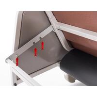 Kiültető szék, téglabarna