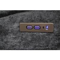 Stílusos relaxációs állítható fotel TRENDY, antracit