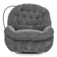 Stílusos relaxációs állítható fotel TRENDY, antracit