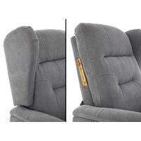 COMFORT+ dönthető masszázsfotel, antracit szövet