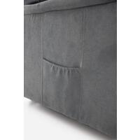 COMFORT+ dönthető masszázsfotel, antracit szövet