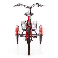 Háromkerekű elektromos kerékpár Tornádo ZTECH, piros