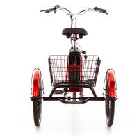 Háromkerekű elektromos kerékpár Tornádo ZTECH, piros