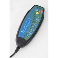 COMFORT relaxációs, dönthető füles fotel masszázs- és fűtésfunkcióval, antracit szövet