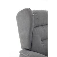 COMFORT relaxációs, dönthető füles fotel masszázs- és fűtésfunkcióval, antracit szövet