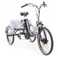 Háromkerekű elektromos kerékpár Tornado ZTECH, ezüst