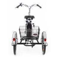 Háromkerekű elektromos kerékpár Tornado ZTECH, ezüst