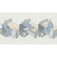 Ergonomikus csúszópad betegáthelyezéshez