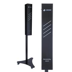 UNIZDRAV zárt germicid lámpa, gördíthető változat - fekete szín