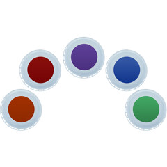 Kolorterápia (színszűrők) az ActiveLight Professional biolámpához