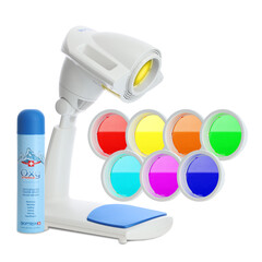 Bioptron Pro 1 asztali biolámpa + színterápia + Oxy spray