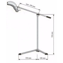 Állvány Bioptron Compact III lámpához