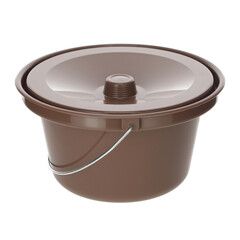 Pót-vödör fa WC székhez KTD99