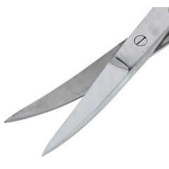 Olló bőrre egyenes/hajlíttott 9cm