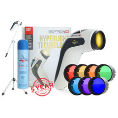 Bioptron MedAll biolámpa+ színterápia + állvány + Oxy spray