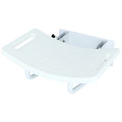 Falra szerelhető, felhajtható tusoló ülőke