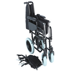 Tranzit összecsukható kerekesszék SteelMan TRAVEL