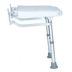 Lehajtható fali zuhanyülőke lábakkal