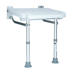 Lehajtható fali zuhanyülőke lábakkal