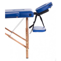 Fa masszázságy, kék